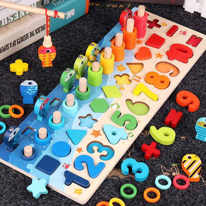 3D Geometric Digital Letter Educational Toy