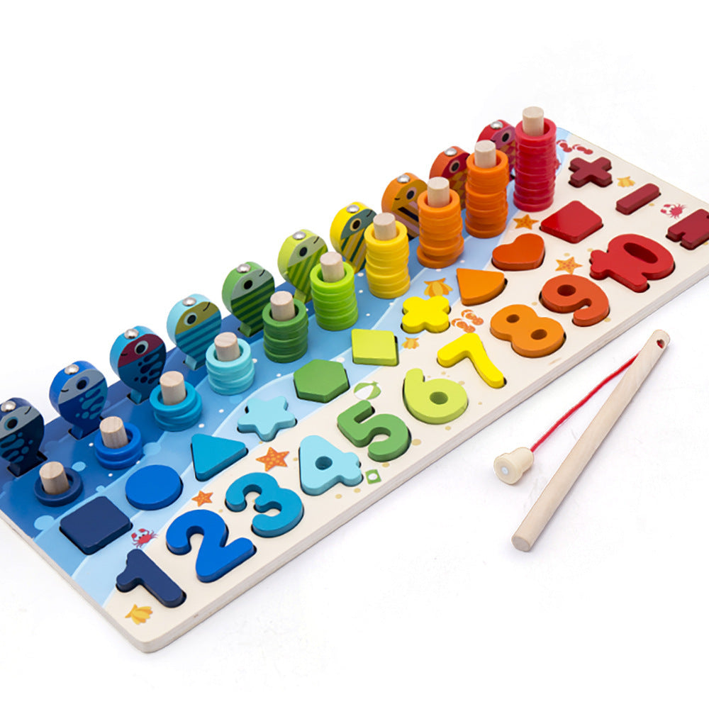 3D Geometric Digital Letter Educational Toy