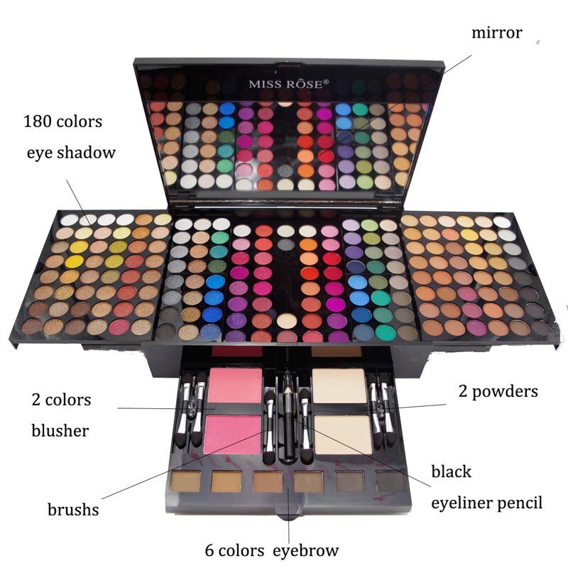 180 Colors Eye Shadow Blush Set