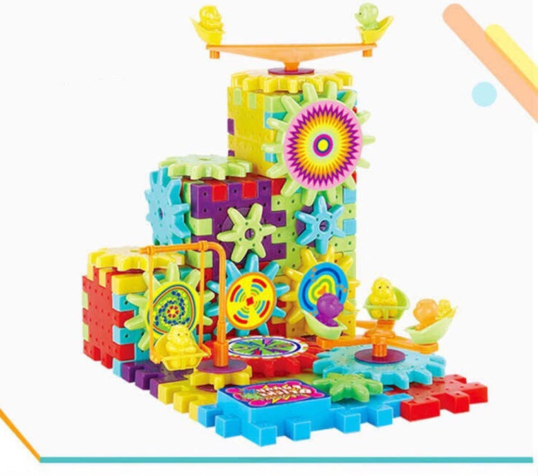 3D electric gears Kits Plastic Educational Toy