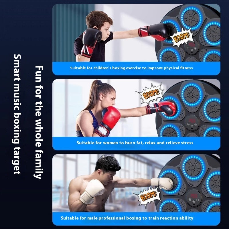 Music Boxing Machine With RGB Light Bluetooth