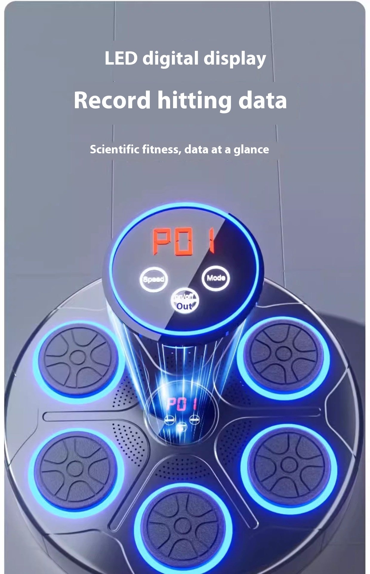 Music Boxing Machine With RGB Light Bluetooth