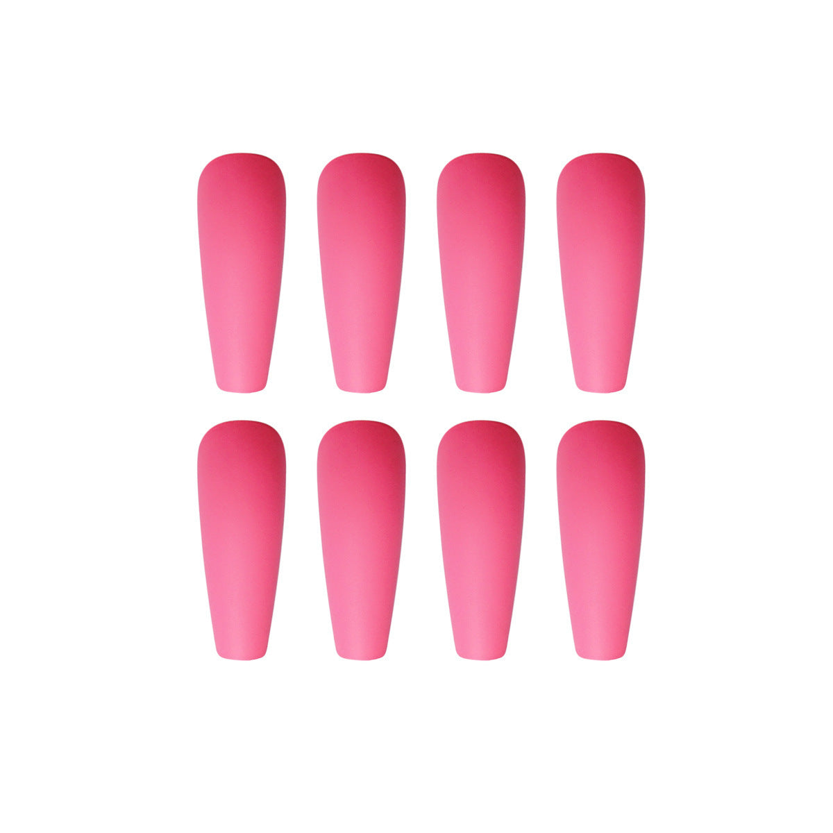 Solid Color Long Ballet Press on Nails