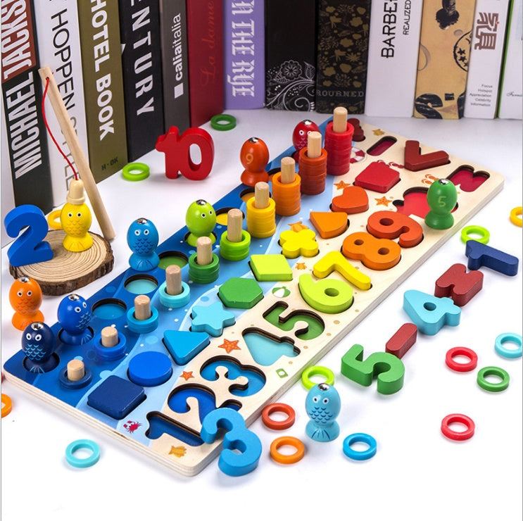 3D Geometric Digital Letter Educational Toy