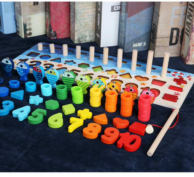 3D Geometric Digital Letter Educational Toy