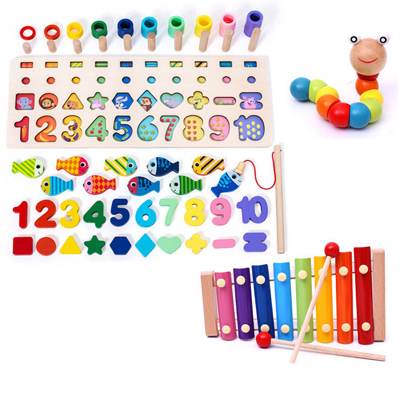 3D Geometric Digital Letter Educational Toy