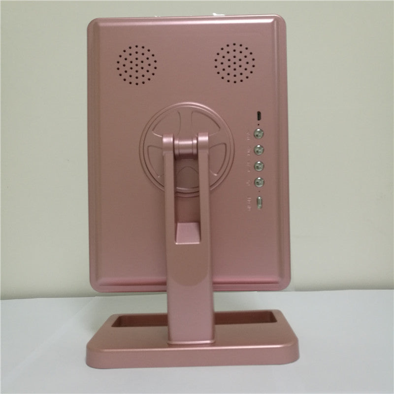 Touch Screen Makeup Mirror With LED Light Bluetooth Speaker