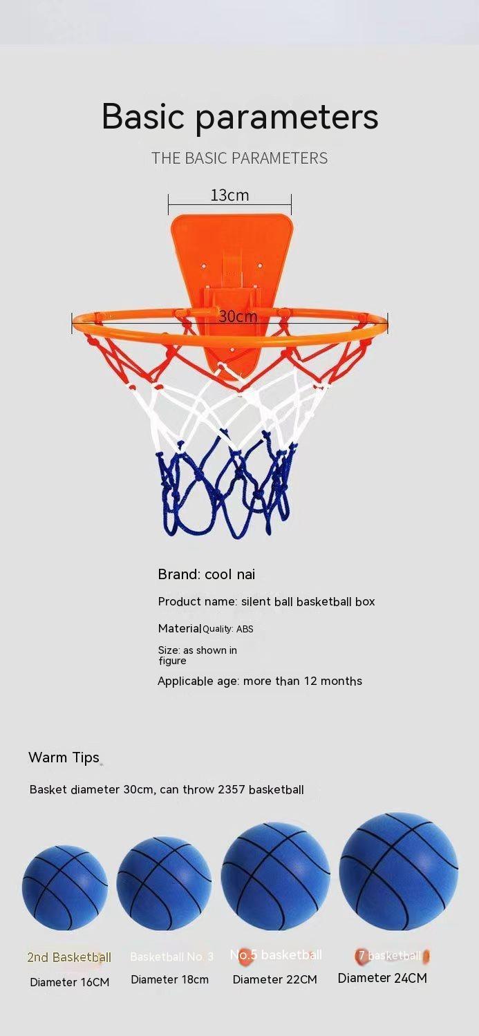 High quality Silent foam basketball and goal