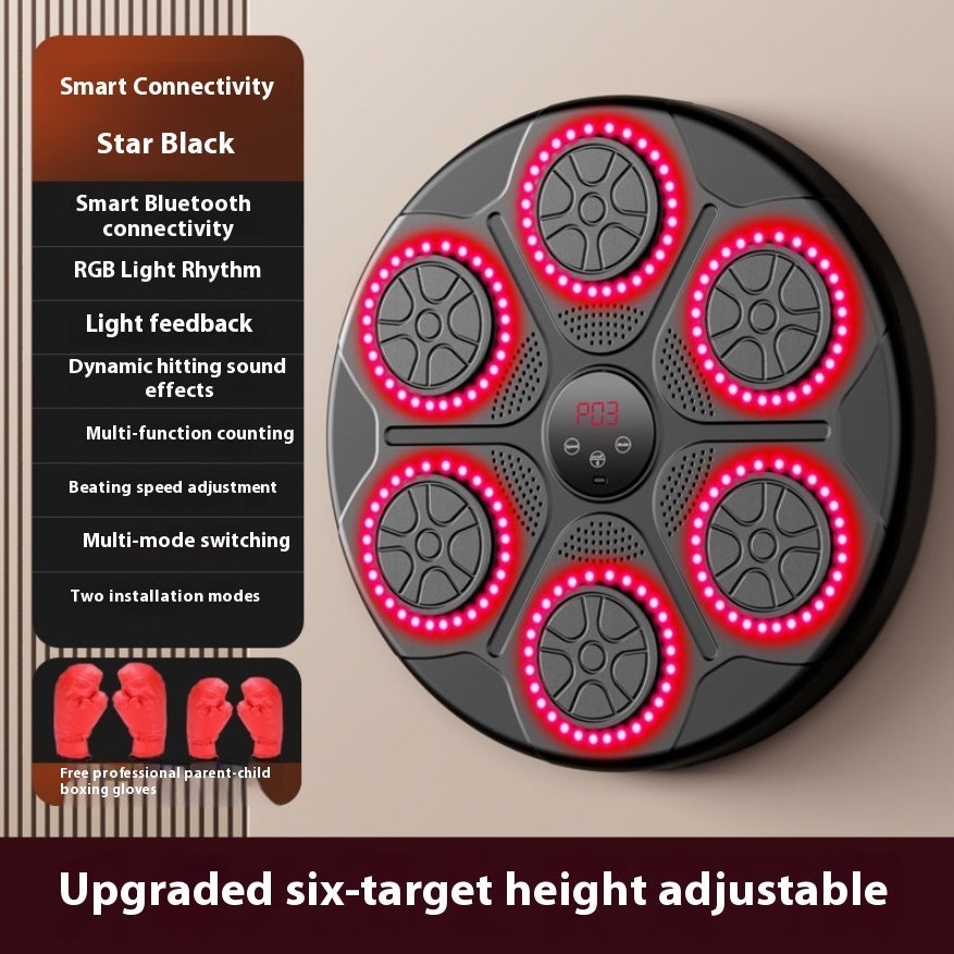Music Boxing Machine With RGB Light Bluetooth