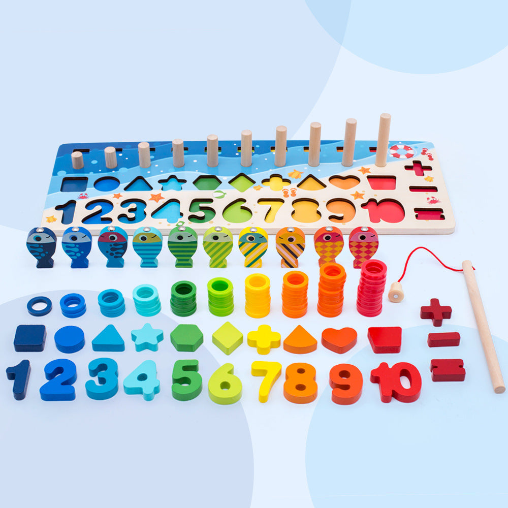 3D Geometric Digital Letter Educational Toy