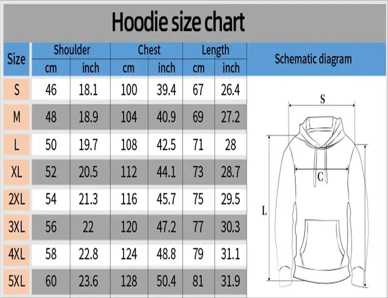 Casual Hip-Hop Pullover Hoodie (Uni-sex)