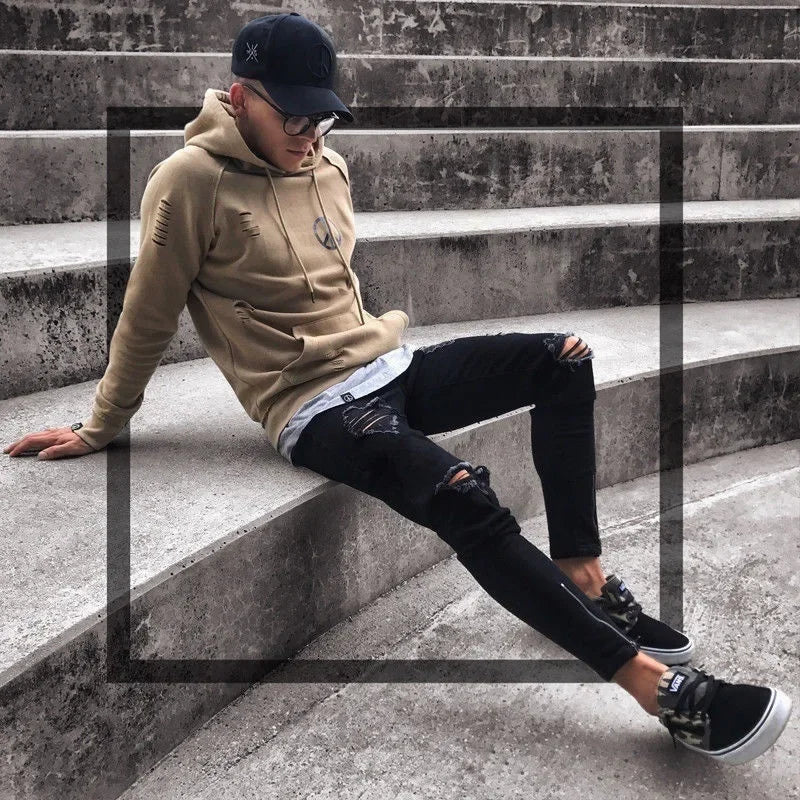 Black Ripped Jeans