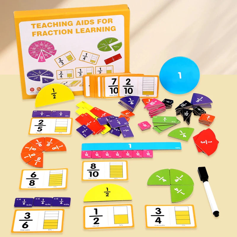 Wooden Learning Set Educational Math Toy