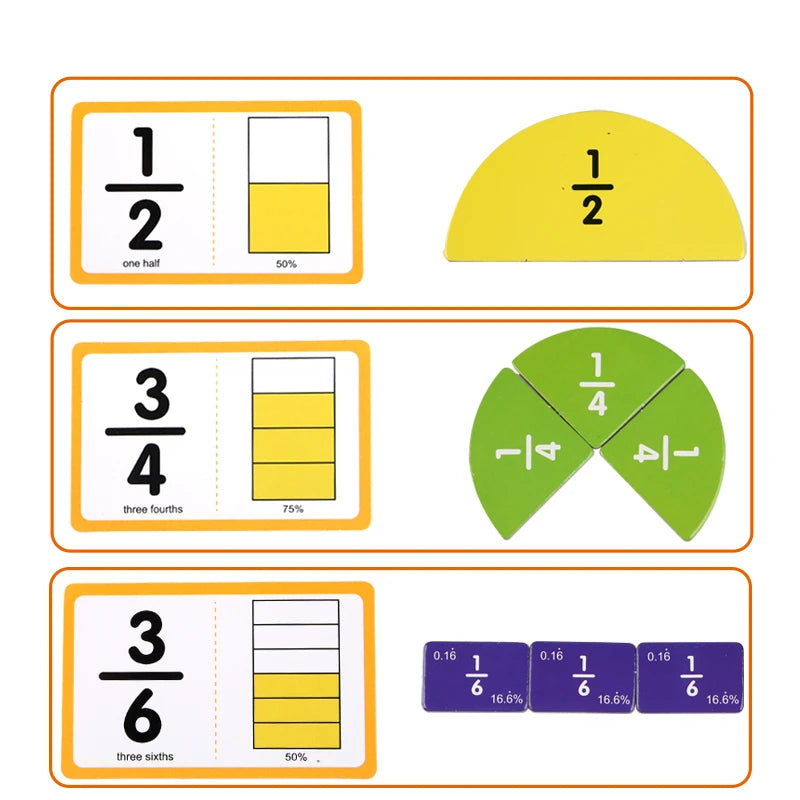 Wooden Learning Set Educational Math Toy