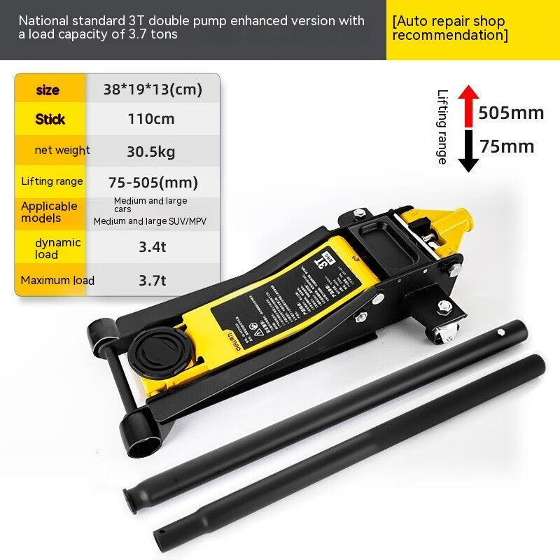 Horizontal Car Jack wit handle