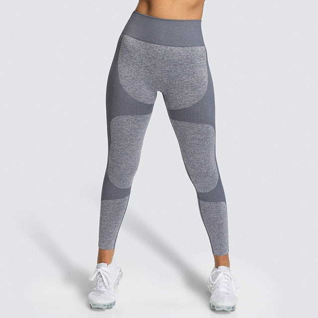 High Waist Yoga Pants Seamless Women Sports Leggings Fitness-2