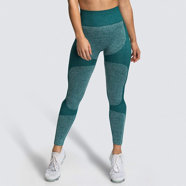 High Waist Yoga Pants Seamless Women Sports Leggings Fitness-10