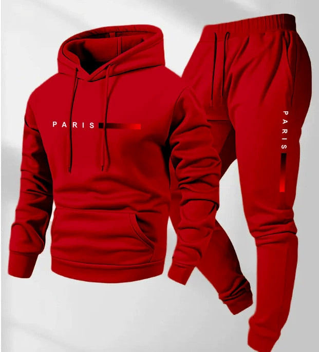 Fashionable sports hoodie set