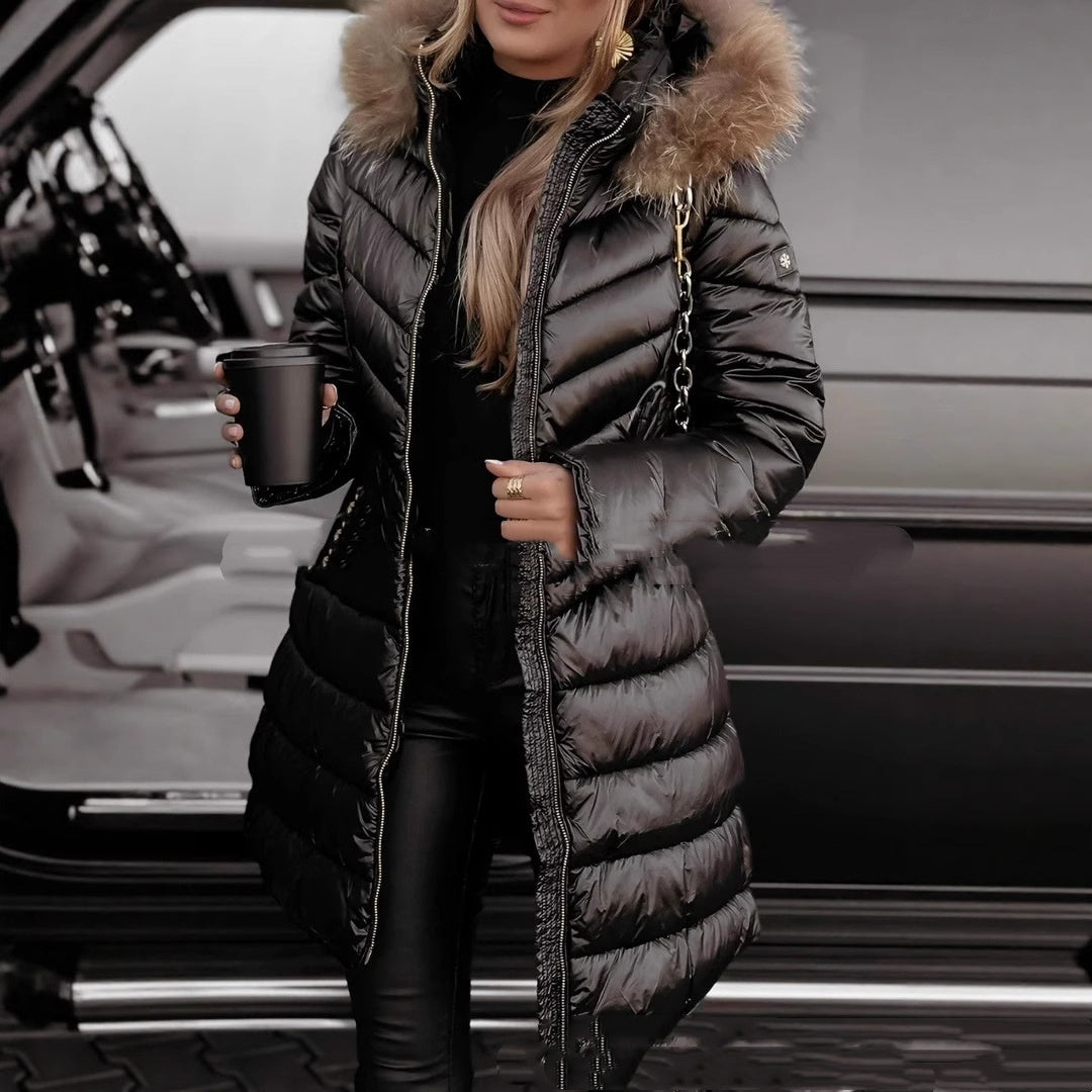 Fashionable Fur Collar Winter Jacket