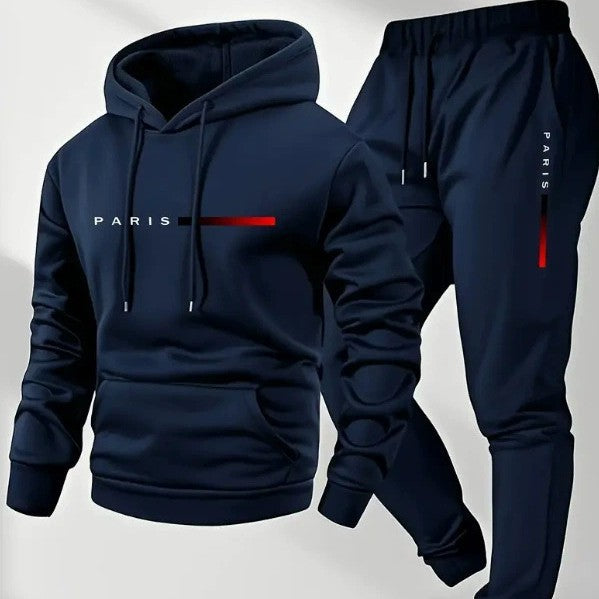 Fashionable sports hoodie set