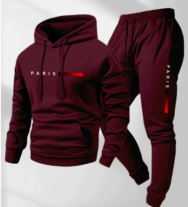 Fashionable sports hoodie set