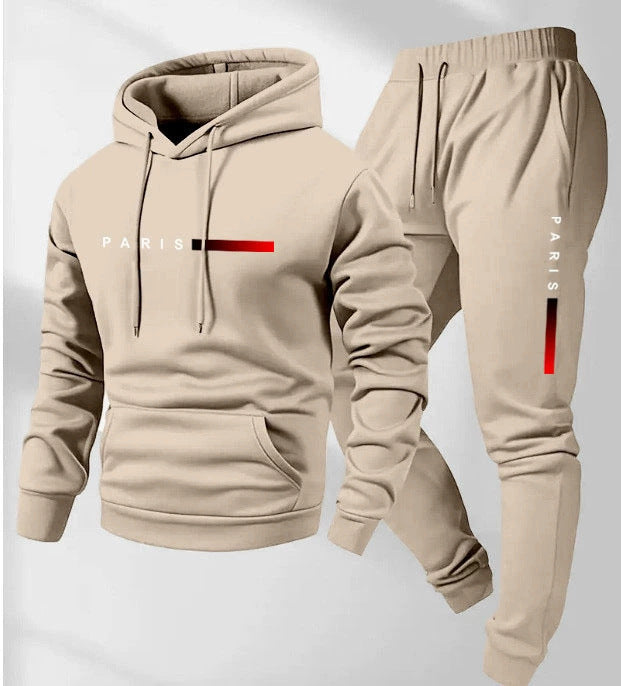 Fashionable sports hoodie set