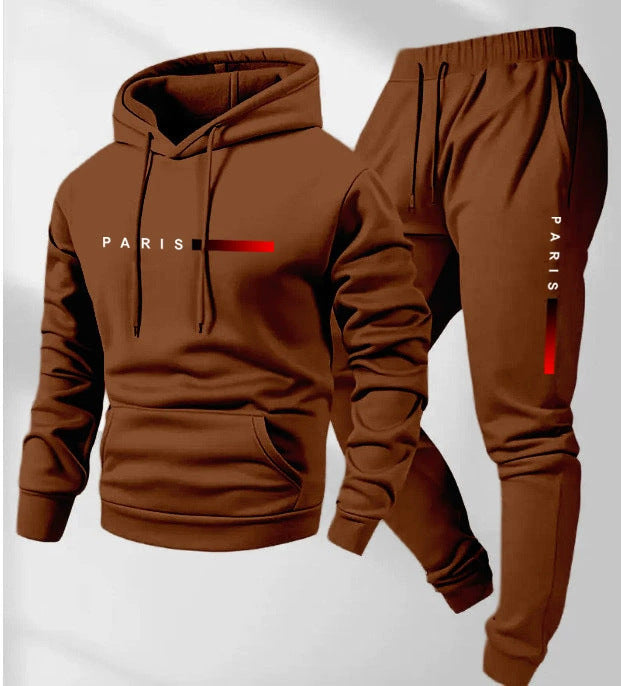 Fashionable sports hoodie set