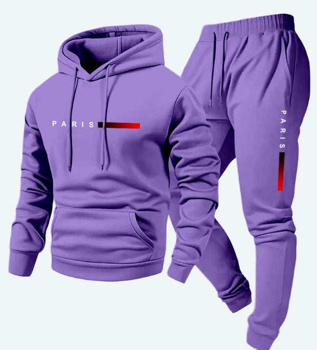 Fashionable sports hoodie set