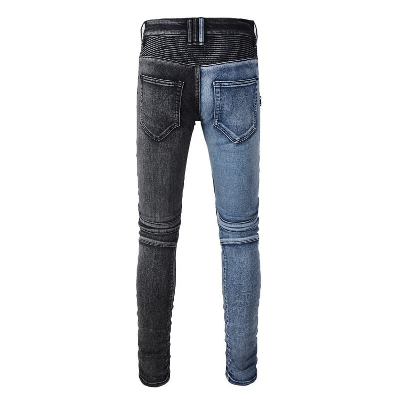 Fashionable two tone jeans