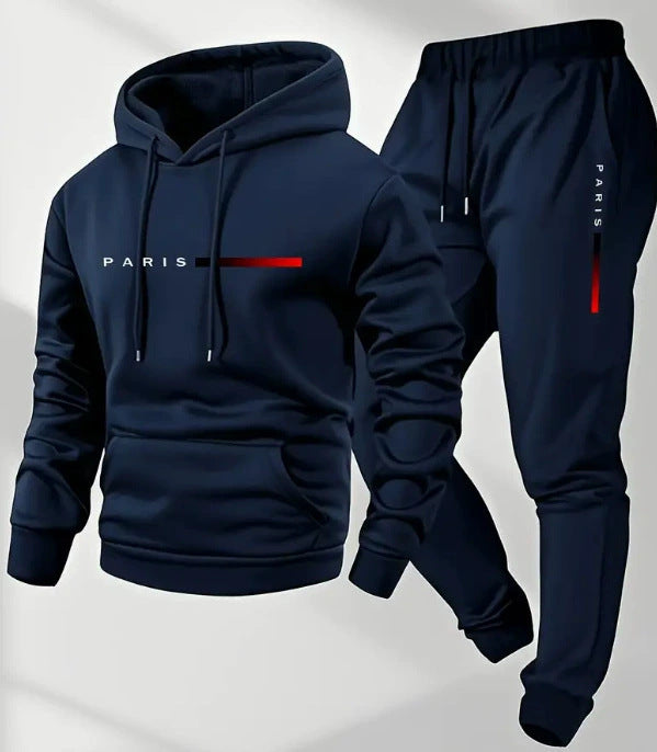 Fashionable sports hoodie set