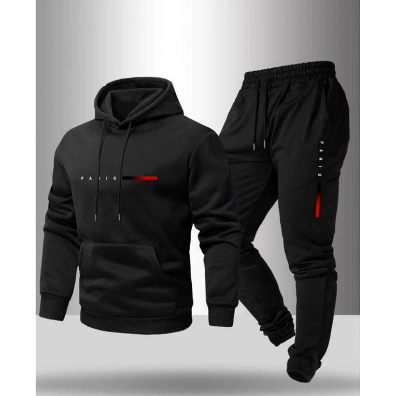 Fashionable sports hoodie set