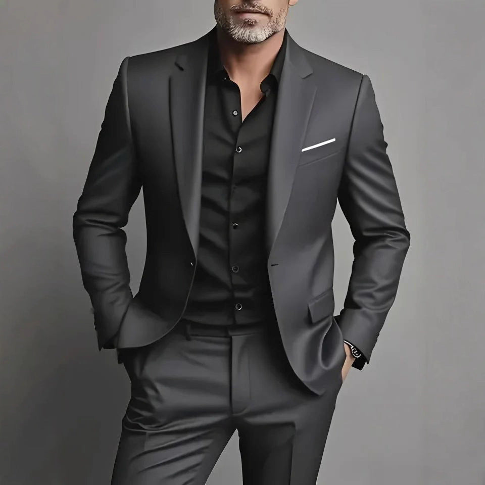 Men's Slim Fit Two-piece Suit