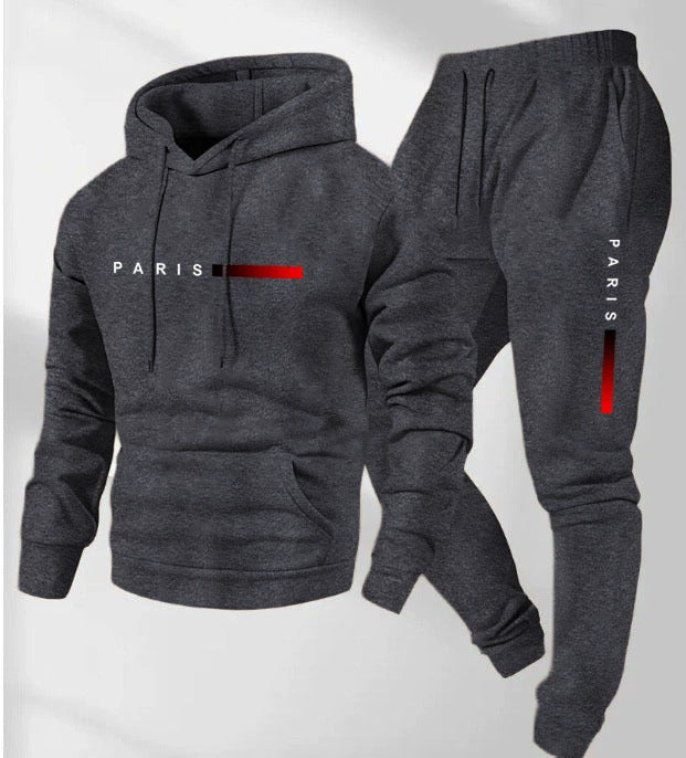 Fashionable sports hoodie set
