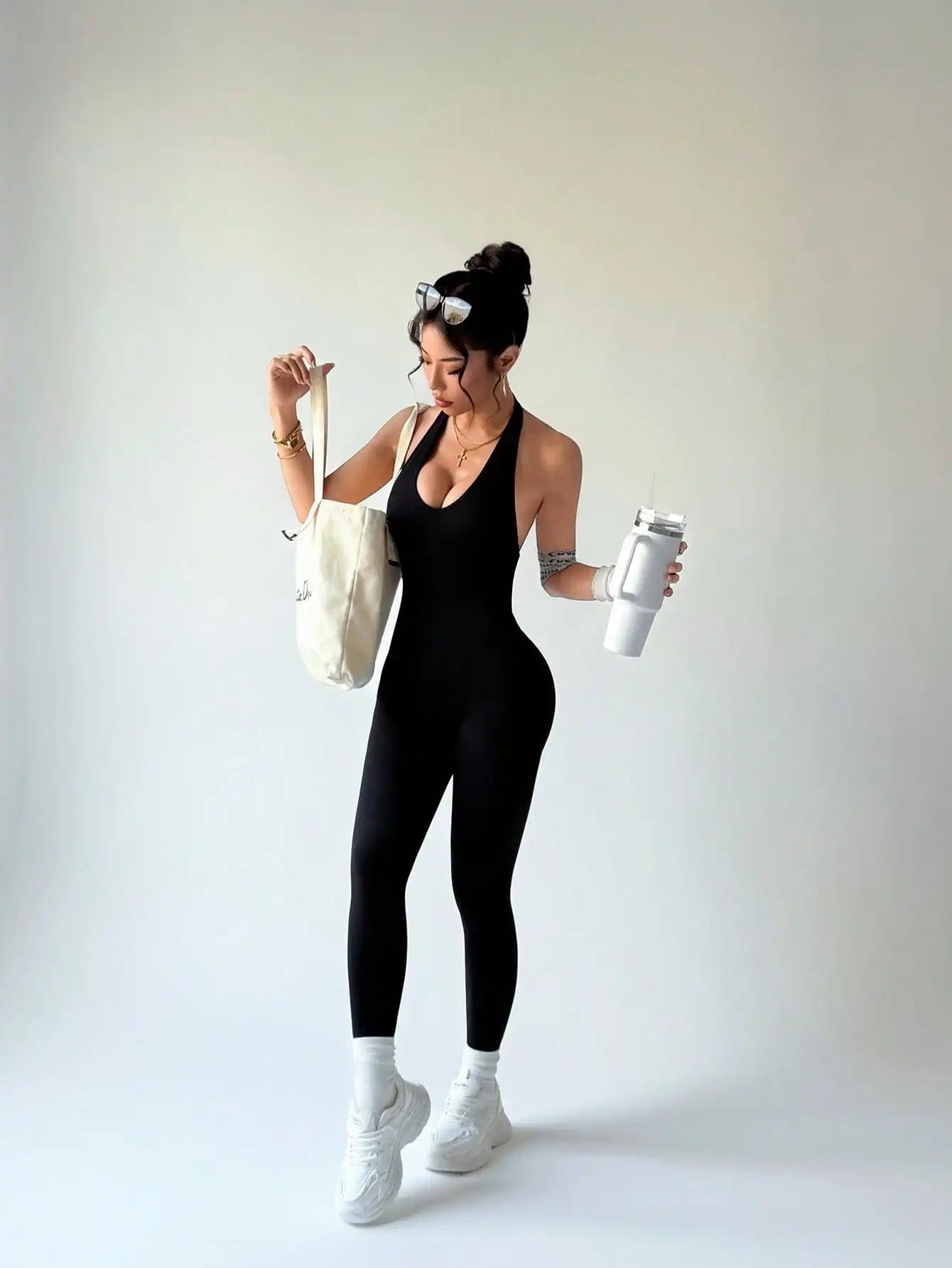 One-Piece Yoga Jumpsuit Skinny Short Sportswear Woman Gym Clothing Workout Clothes Fitness Stretch Bodysuit For Women tracksuit