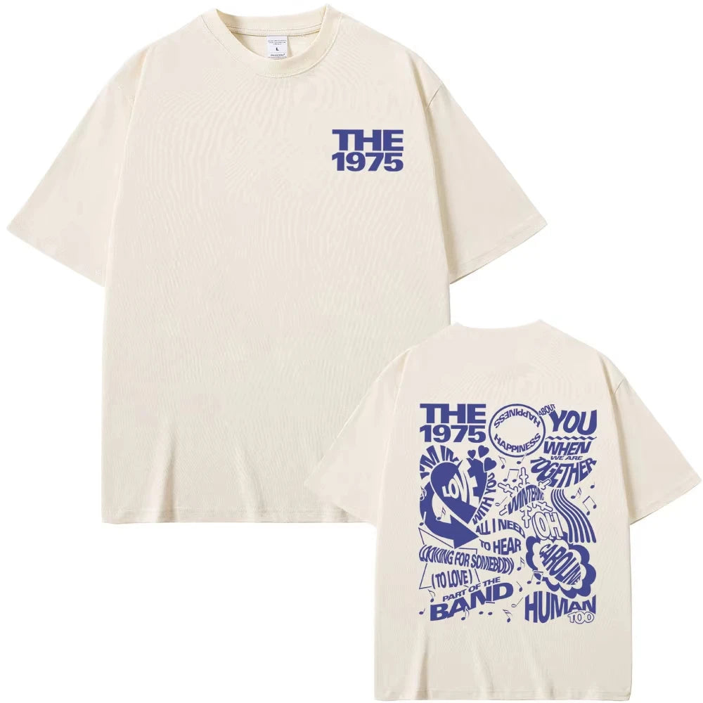 British Indie Alternative Rock Band The 1975 Graphic Tshirts Men Women Cozy Oversized T-shirt Vintage Streetwear Gothic T Shirts