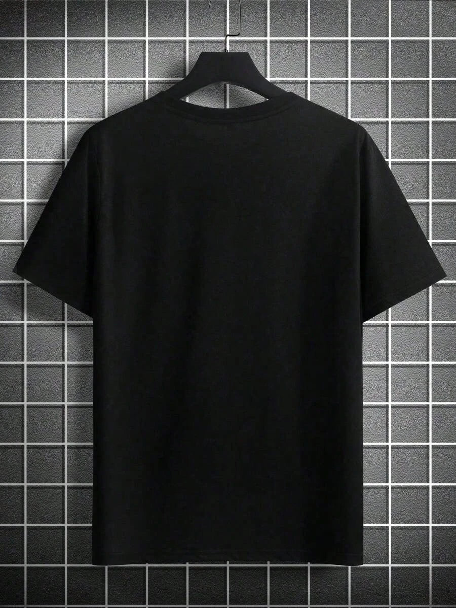 Hip Hop Graphic Tee for Men & Women - HOMIXIDE Rapper Oversized T-Shirt 2025 Size Black and White T-Shirts for Men's