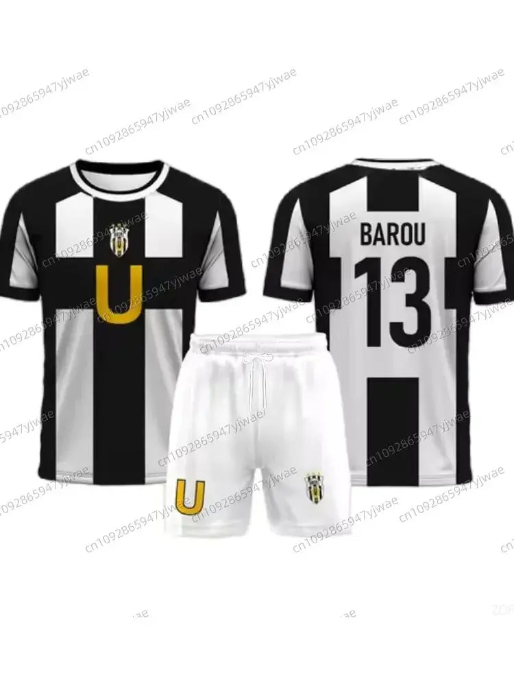 Soccer Jersey T-shirt & shorts set