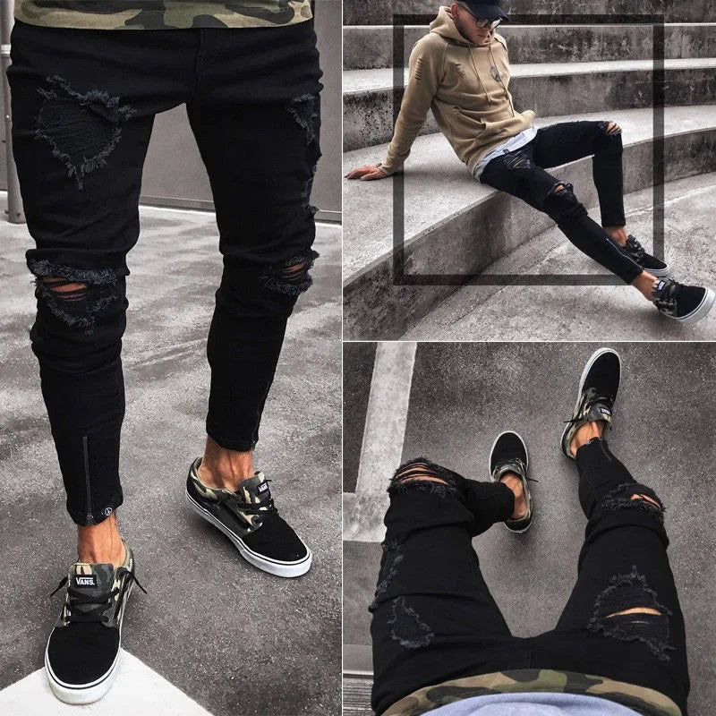 Black Ripped Jeans