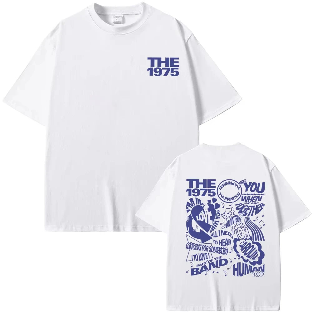 British Indie Alternative Rock Band The 1975 Graphic Tshirts Men Women Cozy Oversized T-shirt Vintage Streetwear Gothic T Shirts