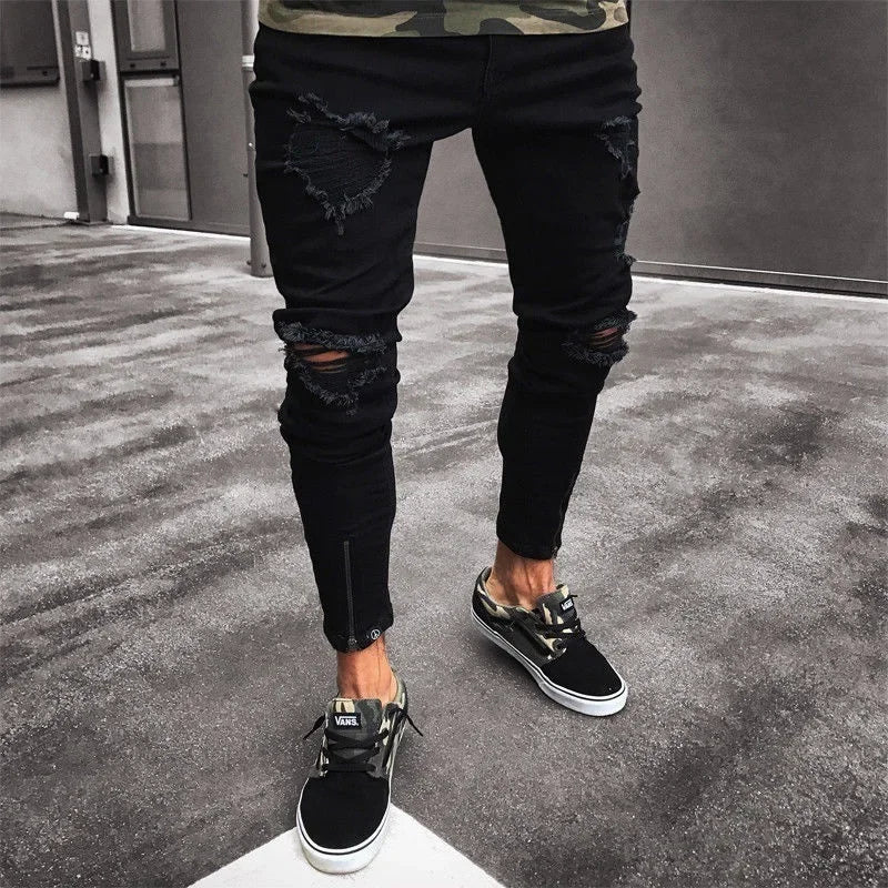 Black Ripped Jeans