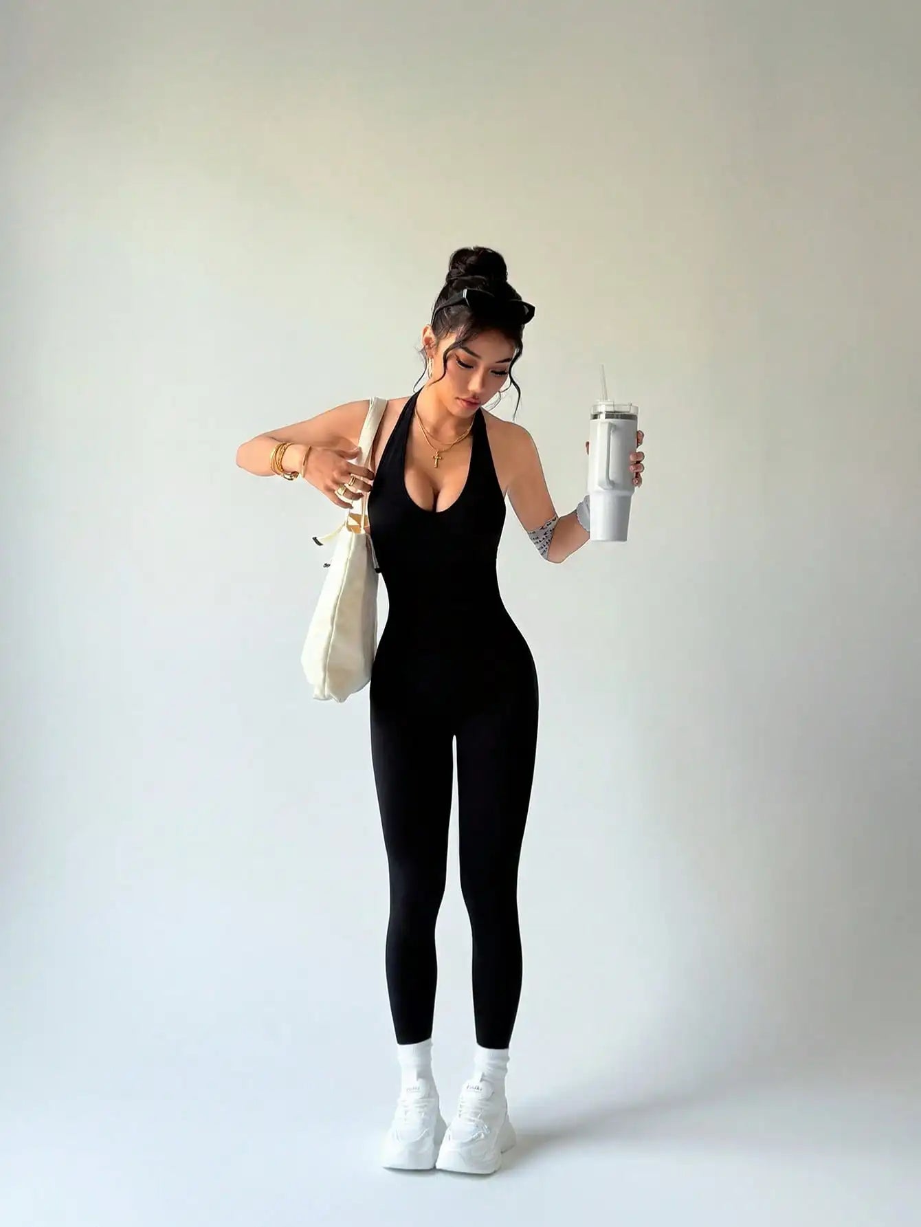 One-Piece Yoga Jumpsuit Skinny Short Sportswear Woman Gym Clothing Workout Clothes Fitness Stretch Bodysuit For Women tracksuit