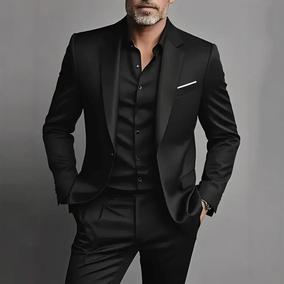 Men's Slim Fit Two-piece Suit