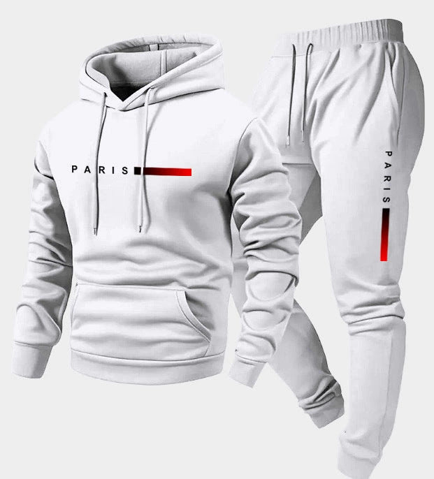 Fashionable sports hoodie set