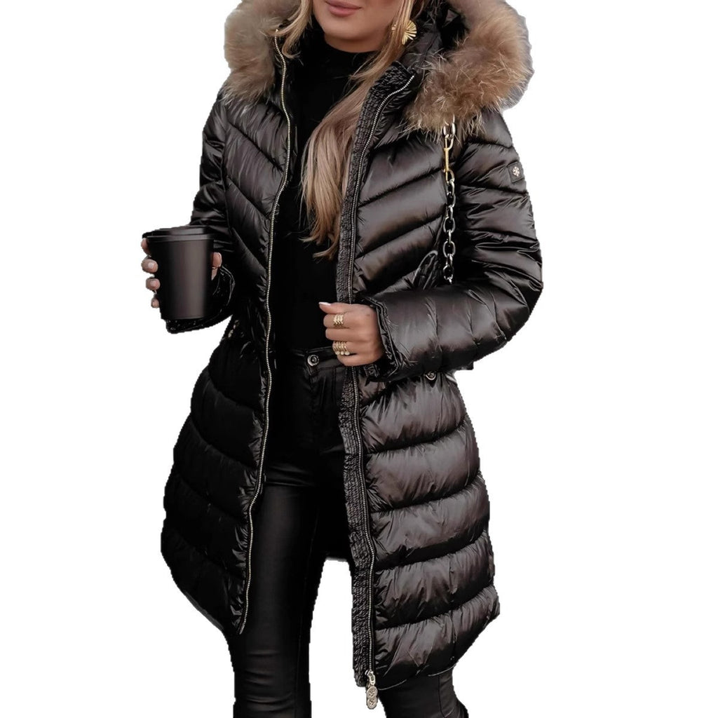 Fashionable Fur Collar Winter Jacket