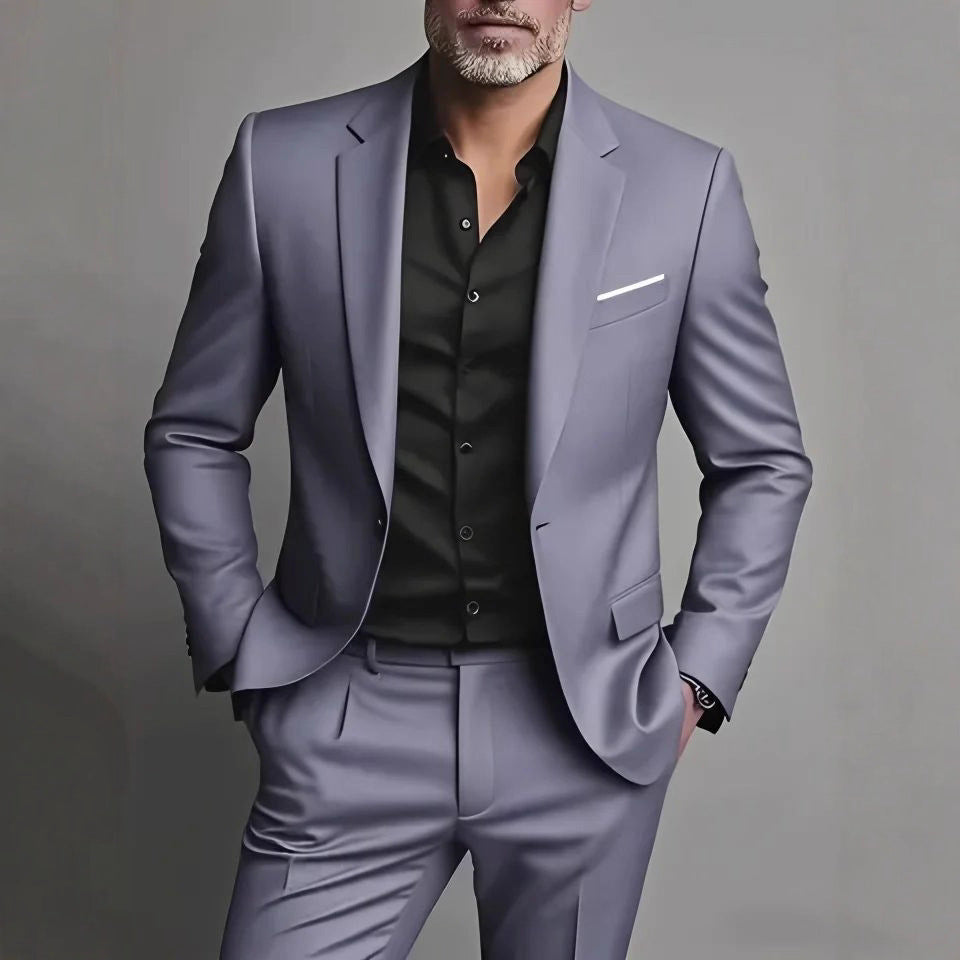 Men's Slim Fit Two-piece Suit