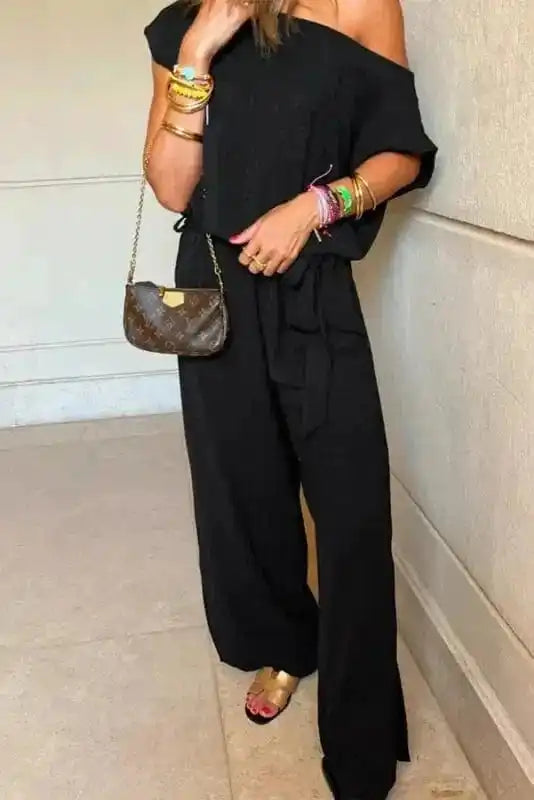 Women's One Shoulder Jumpsuit