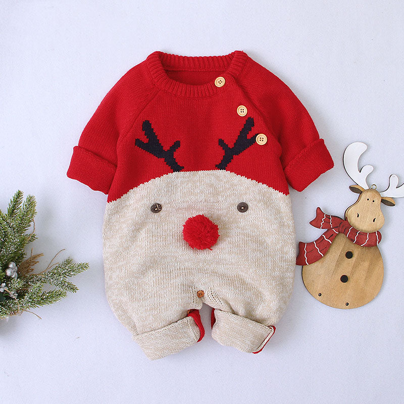 Baby Uni-Sex Christmas Rompers