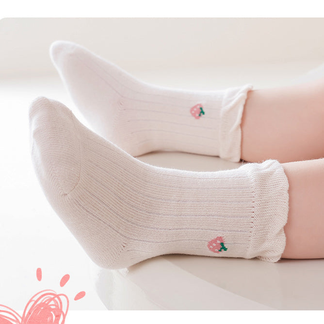 Baby Girl Breathable socks (2 pairs)