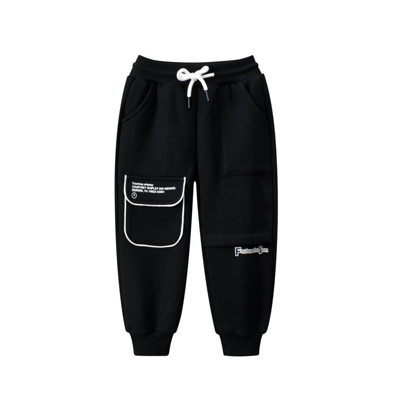 Baby Girl Graphic Fleece Trousers