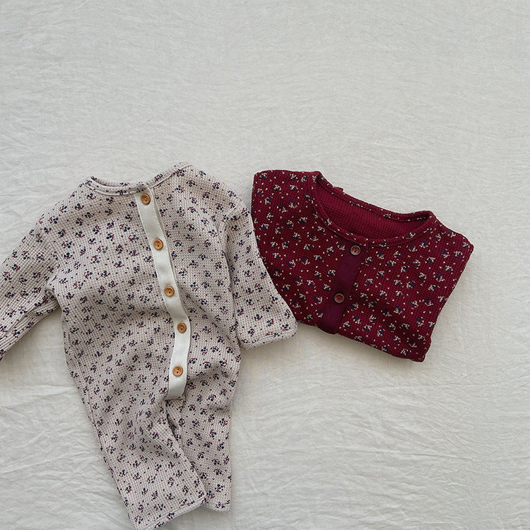 Baby Girl Flower Rompers